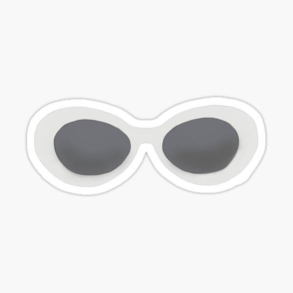 Clout Stickers Redbubble - free roblox clout glasses