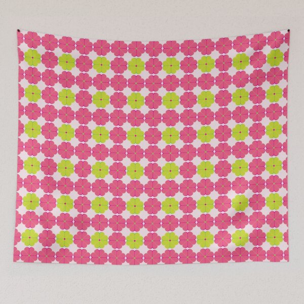 Item preview, Heart Shaped Petals Seamless Pattern, Floral Tiles Style designed and sold by Dazzline Designs.