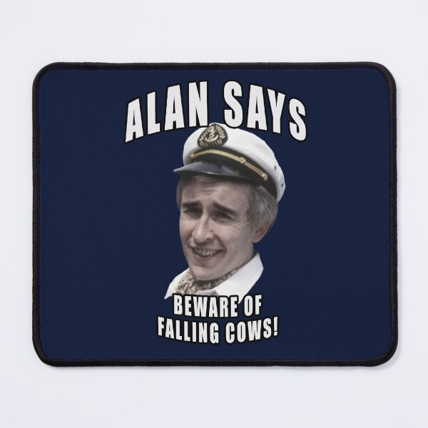 Item preview, Alan Says - Beware of Falling Cows designed and sold by Fanarchist.