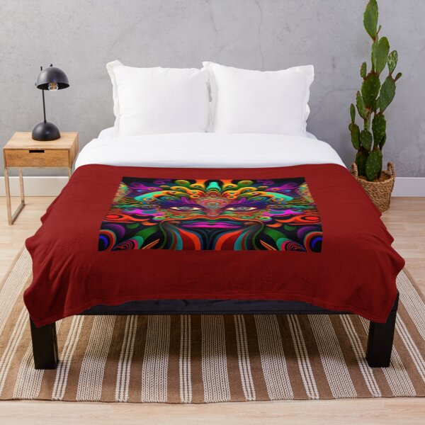 Item preview, Portrait, Abstract Art in Psychedelic Colors designed and sold by WindCreation.