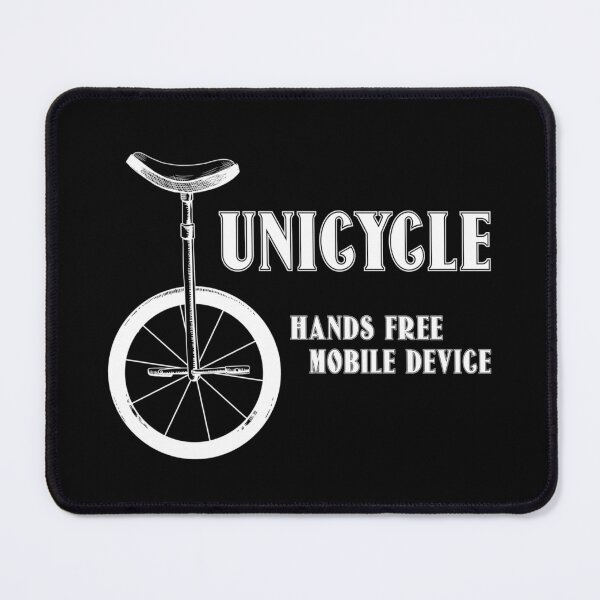 Item preview, Unicycle Hands Free Mobile Device Unicyclist designed and sold by The Junto Shop.