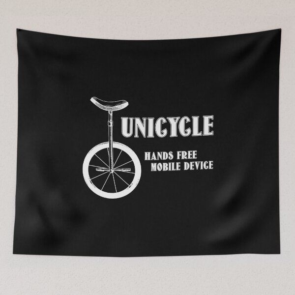 Item preview, Unicycle Hands Free Mobile Device Unicyclist  designed and sold by The Junto Shop.