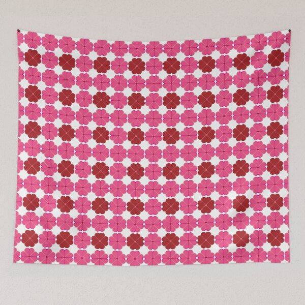 Item preview, Layered Heart Shaped Petals Seamless Pattern, Floral Tiles Style designed and sold by Dazzline Designs.