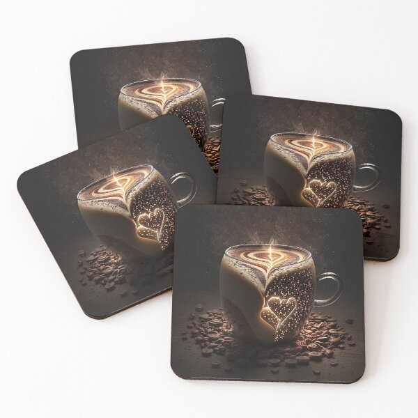 Item preview, Coffee splash artwork - lighting and splash wallart, printart, canvas and poster 12 designed and sold by jetaiart.