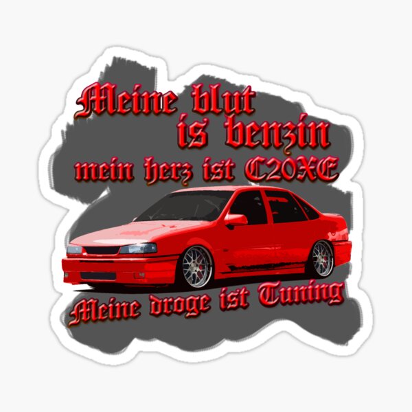 Aufkleber Sticker Fücn Low Für Opel Vectra B Auto Zubehör Weiß Dekoration