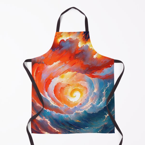 Item preview, Fire waves, abstract art designed and sold by ChaosEdits.