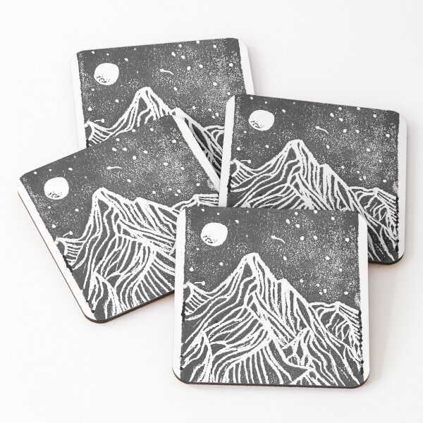 Item preview, Starry Mountain Scene designed and sold by rileyart2.
