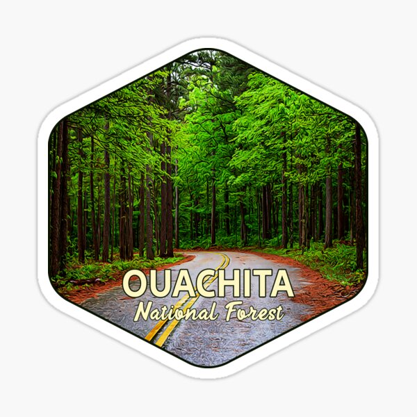 Ouachita National Forest Souvenir Sticker