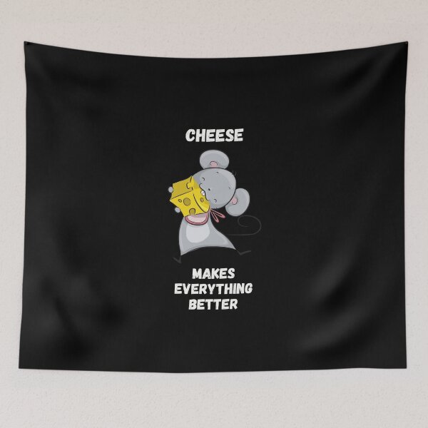 Item preview, Cheese Makes Everything Better For Mouse Lovers designed and sold by Geek Stuff.