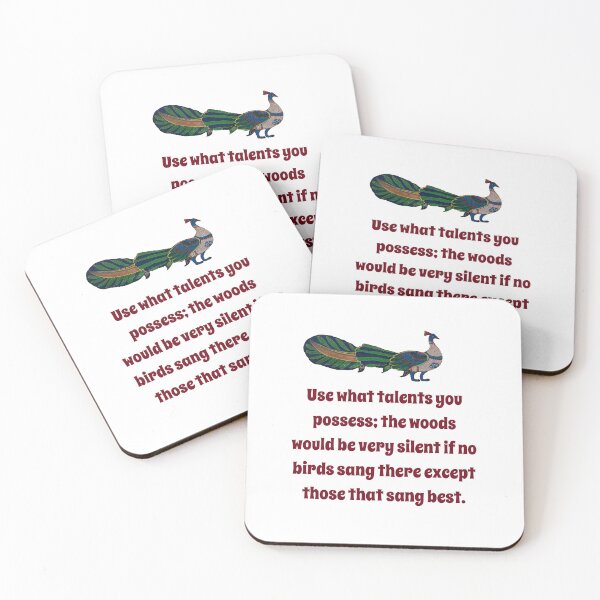 Item preview, Use What Talents You Possess - Confidence Quote designed and sold by CrankyOldDude.