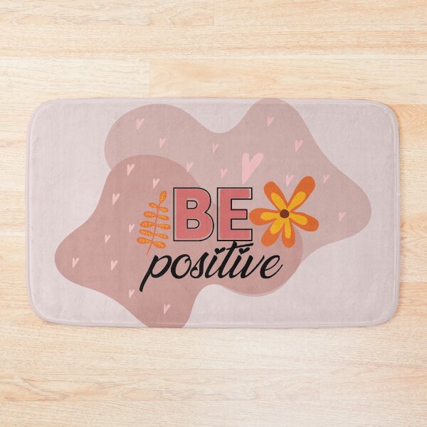 Item preview,  BE POSITIVE and cute orange flower Boho art designed and sold by Ndli.