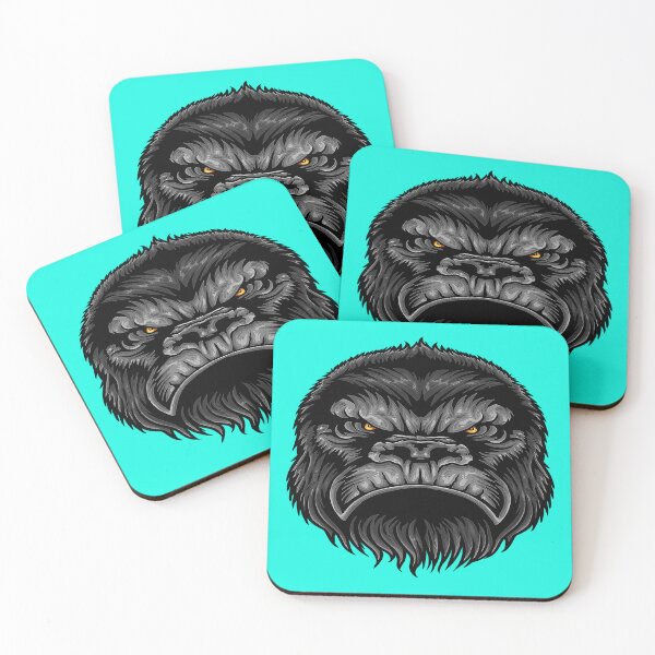 Item preview, gorilla face artwork designed and sold by Unique010.