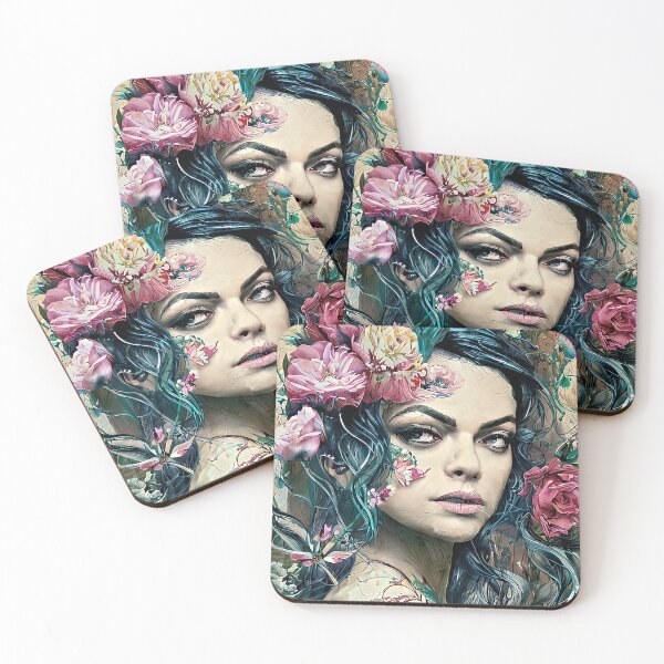 Item preview, Mila and flowers designed and sold by bogfl.