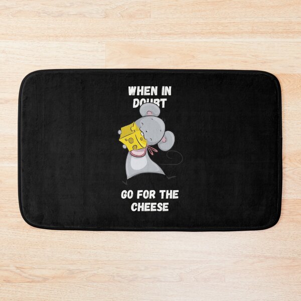 Item preview, When In Doubt Go For The Cheese For Mouse Lovers designed and sold by Geek Stuff.