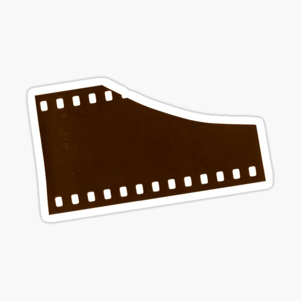 35mm Analogue Film Strip End Sticker