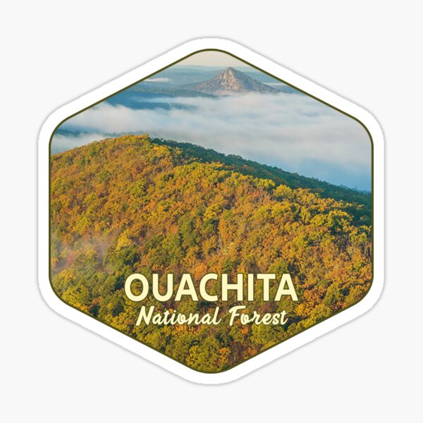 Ouachita National Forest Souvenir Sticker