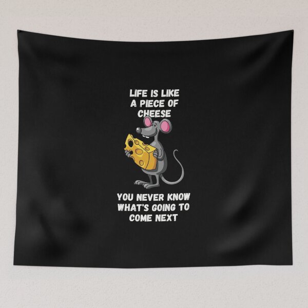 Item preview, Life Is Like A Piece Of Cheese For Mouse Lovers designed and sold by Geek Stuff.