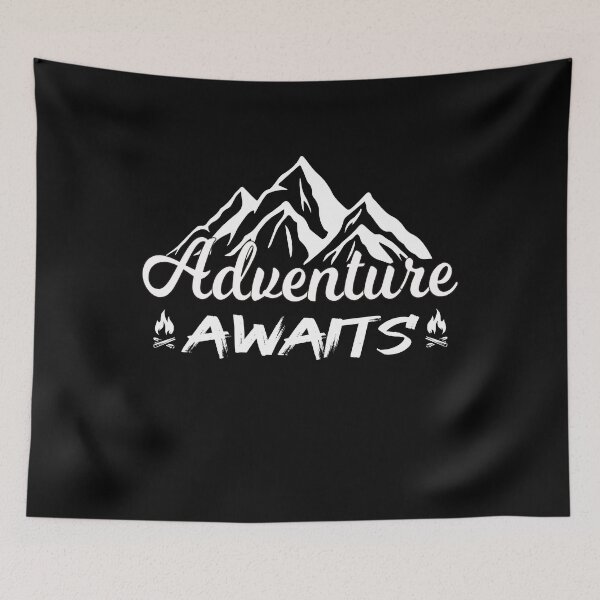 Item preview, Adventure Awaits, Camping,  Explore, Adventure Outdoors, Hiking Lover, Mountains, Rambling  designed and sold by Cheffsspecials.