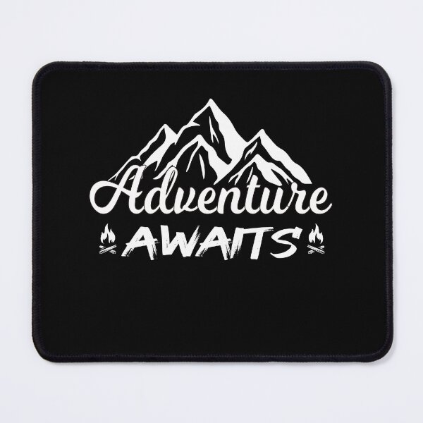 Item preview, Adventure Awaits, Camping, Explore, Adventure Outdoors, Hiking Lover, Mountains, Rambling designed and sold by Cheffsspecials.