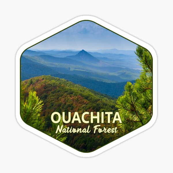 Ouachita National Forest Souvenir Sticker