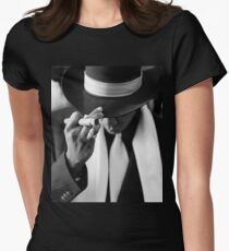Jay-z B/W Women's Fitted T-Shirt