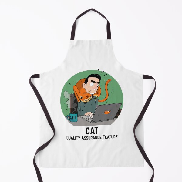 Item preview, Light green Guy with his cat "CAT Quality Assurance Feature" designed and sold by marcinkucharski.