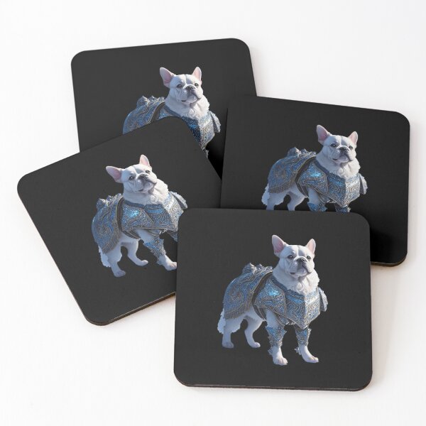 Item preview, Badass Frenchie in Jotunheim Armor designed and sold by Pawsitive Palette.