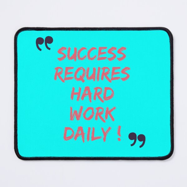 Item preview, Success requires hard work daily designed and sold by crazyshiva.