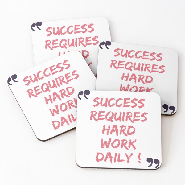 Item preview, Success requires hard work daily  designed and sold by crazyshiva.