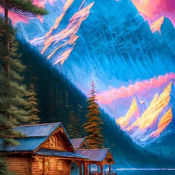 Artwork thumbnail, Lake cabin by Brian Vegas by Brian Vegas