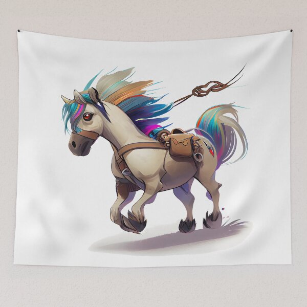 Item preview, Cartoon Norwegian Fjord Horse - Horses 6 designed and sold by MLArtifex.
