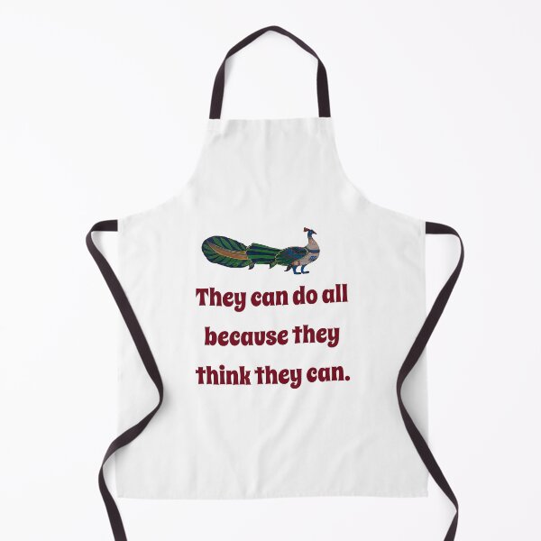 Item preview, They Can Do All Because They Think - Confidence Quote designed and sold by CrankyOldDude.