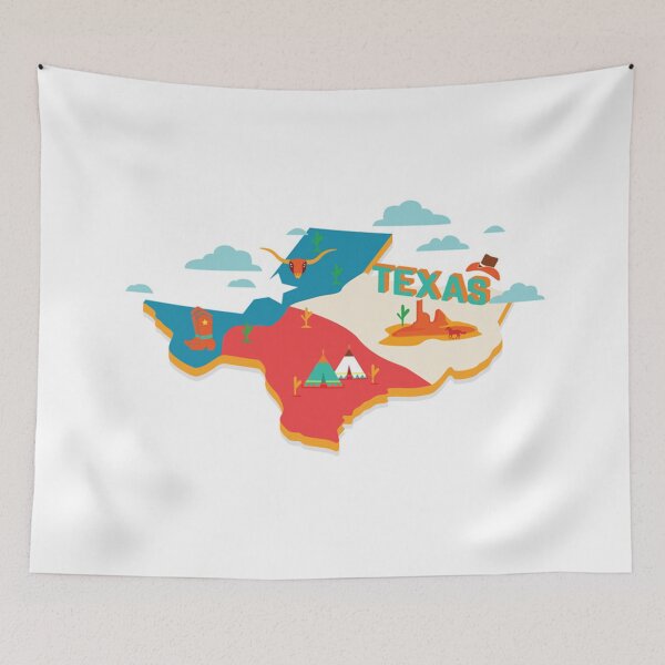 Item preview, Map Of The State Of Texas designed and sold by TeamBride.