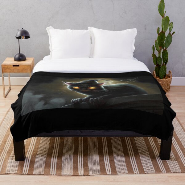 Item preview, Gato negro bruja familiar designed and sold by NevermoreFalls.