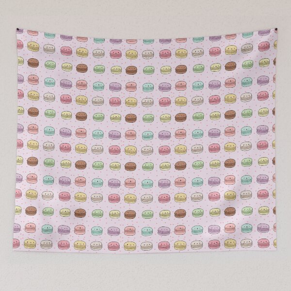 Item preview, Kawaii pastel colorful macarons pack designed and sold by Yarafantasyart.