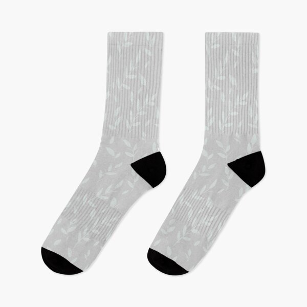 Item preview, Gray And Super Pale Green Vine Leaf Pattern designed and sold by JBeasleyDesigns.