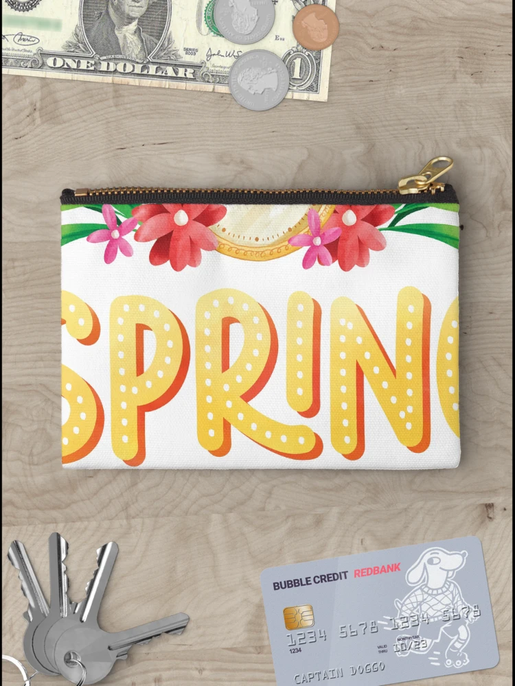 Thumbnail 3 of 4, Zipper Pouch, Spring Forward | First Spring Day designed and sold by Crafty-Hawk.