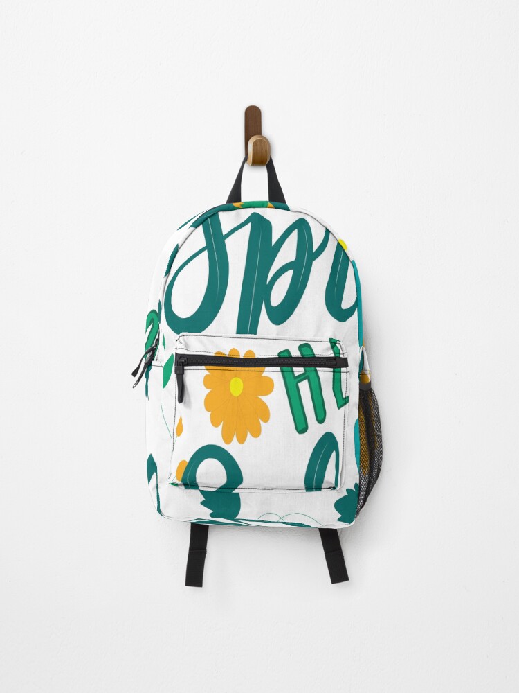 Thumbnail 1 of 3, Backpack, Hello Spring | Special designed and sold by Crafty-Hawk.