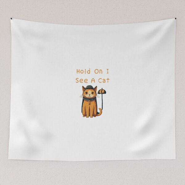 Item preview, hold on i see a cat vintage cat mom kitten funny cat designed and sold by cywan41.