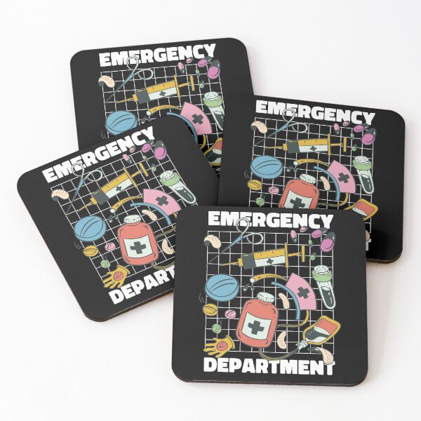 Item preview, Cute Emergency Department Medical Art designed and sold by MrEddie10.