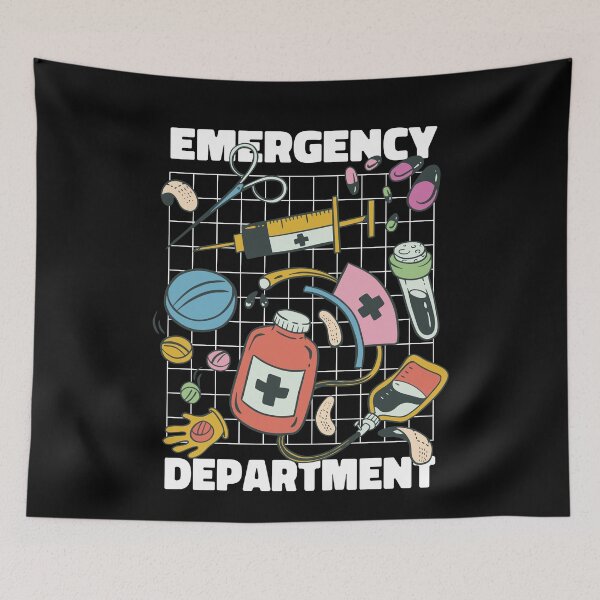 Item preview, Cute Emergency Department Medical Art designed and sold by MrEddie10.