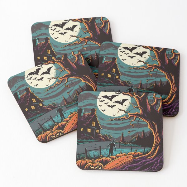 Item preview, Halloween Comic Art designed and sold by NevermoreFalls.