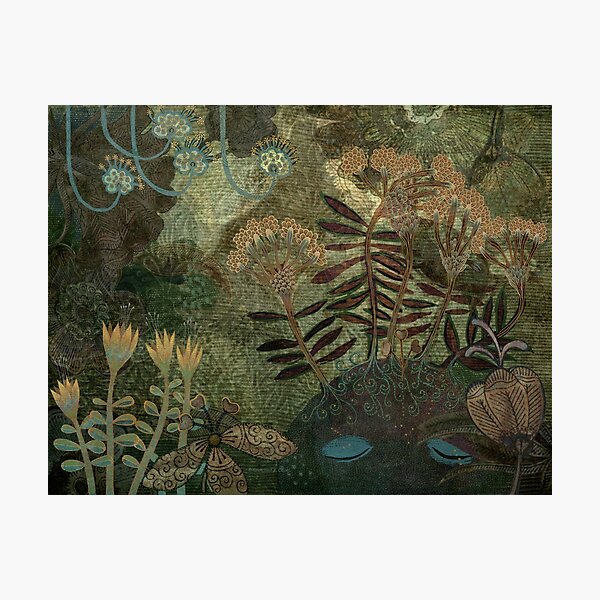 Item preview, into the garden - summer daydreams designed and sold by Gretchen Deahl.