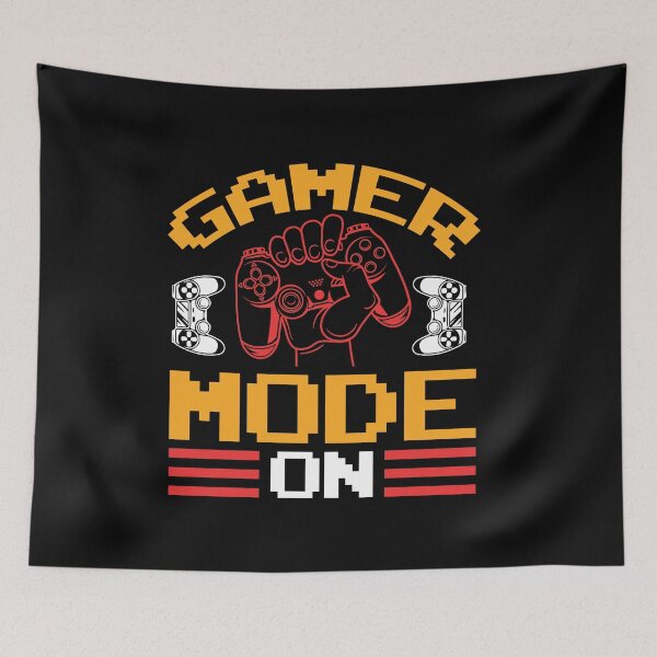 Item preview, GAMER MODE ON designed and sold by SticerOcean.