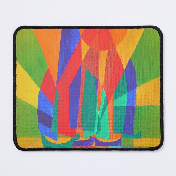 Item preview, Dreamboat A Cubist Junk In Primary Colors designed and sold by taiche.