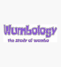 Wumbology Purple Photographic Print