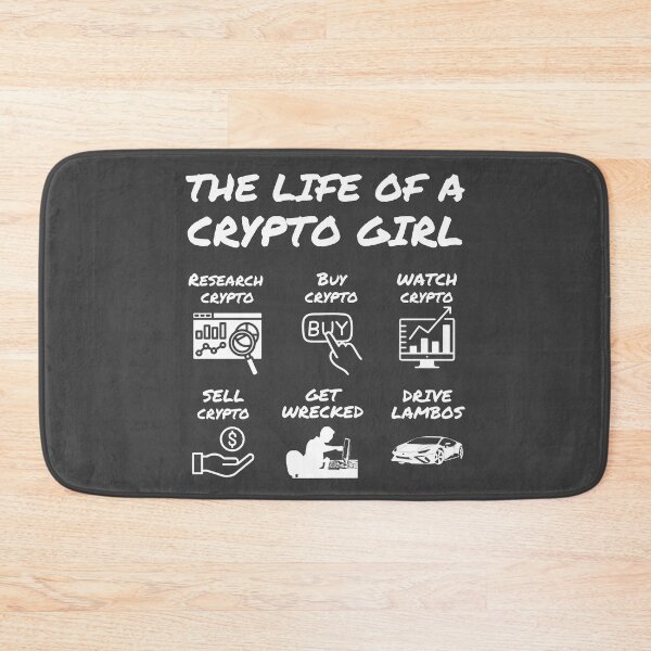 Item preview, The Life of a Crypto Girl BE designed and sold by ThreadsByCampion.