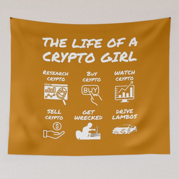 Item preview, The Life of a Crypto Girl BE designed and sold by ThreadsByCampion.
