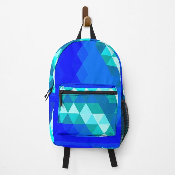 Item preview, Pixilated blue and Turquoise Print designed and sold by Zyrickora.