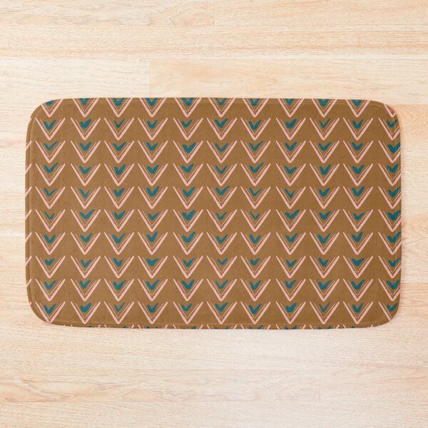 Item preview, Brown And Teal Chevron Pattern designed and sold by JBeasleyDesigns.